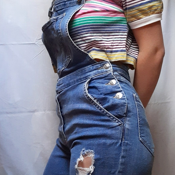 H&M Ripped Overalls - Picture 2 of 4